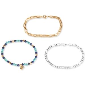 Lucky Brand Layer Chain and Beaded Bracelet Set✨️ NWT